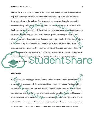 Professional Activity of a Teacher