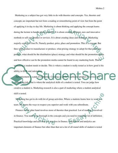 To make argument about your own academic experience to an academic audiene