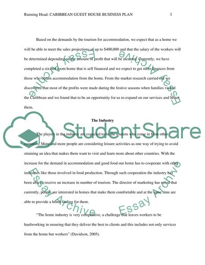 Innovation and Entrepreneurship: Caribbean Guesthouse