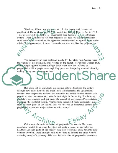 The Role of Government in the Twentieth Century