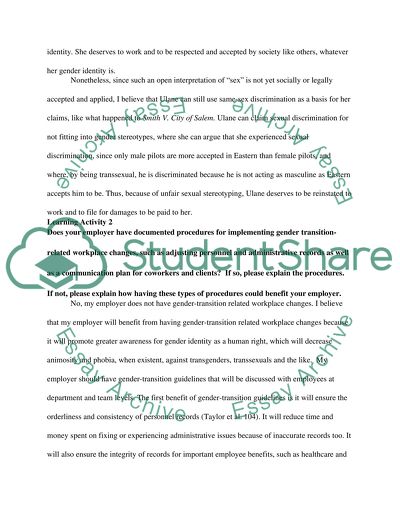 Week #7 Learning Activities