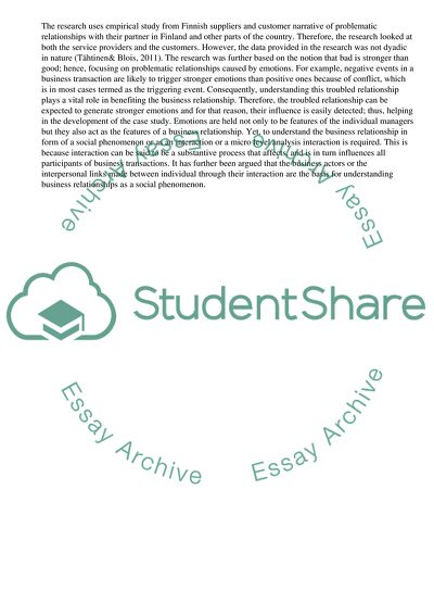 How Business Affects Emotions