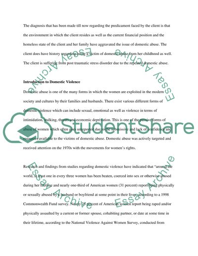 Contemporary State of the Domestic Violence Issue