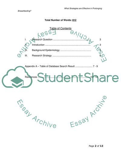 What strategies are effective in prolonging breastfeeding