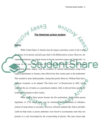 American prison system