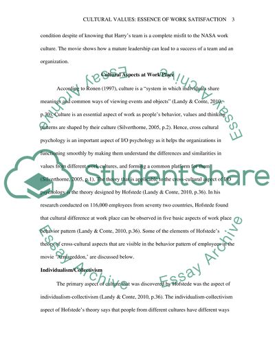 Culture contentment thesis picture