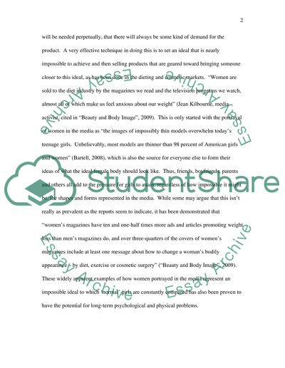 How does the media effect body image in teen girls