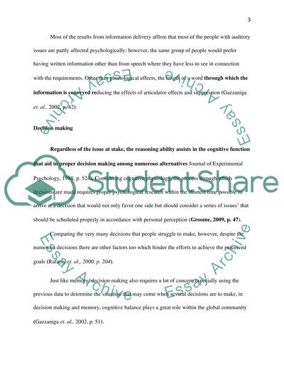 Research Methods in Cognitive Psychology