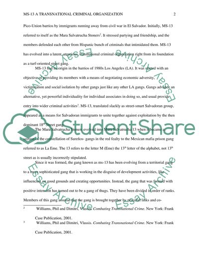 Criminal Organization