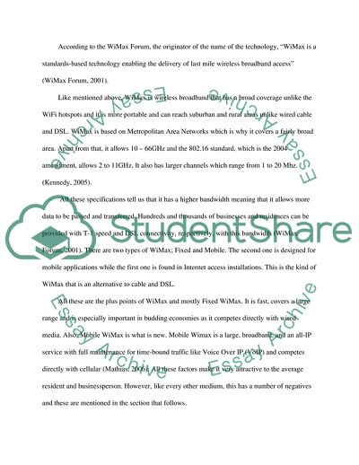 Worldwide Interoperability for Microwave Access