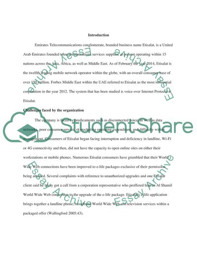 Etisalat IT Infrastructure