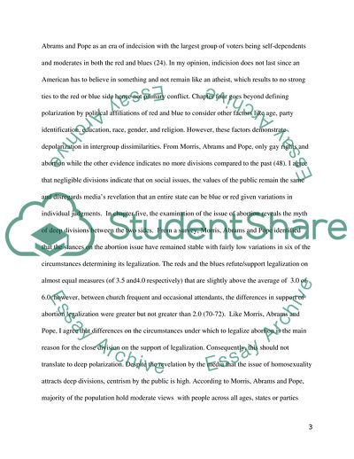 Culture War - The Myth of a Polarized America