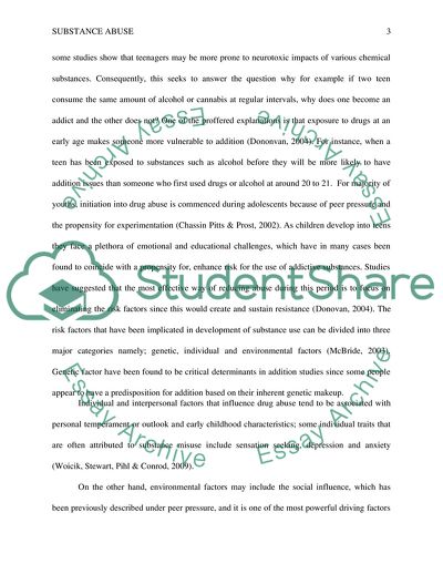 Substance Abuse Among Youths in the UK