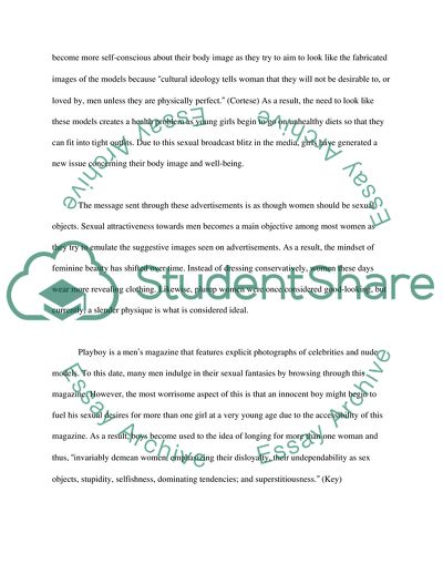 Women Portrayed as Sex Symbols