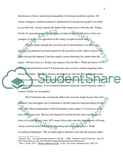 Why Abortion Is Immoral