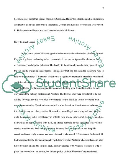 The Iron Chancellor - Otto Von Bismarck