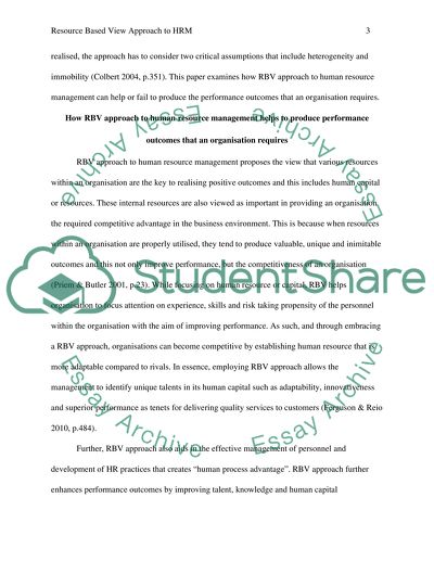 Resource based perspective picture