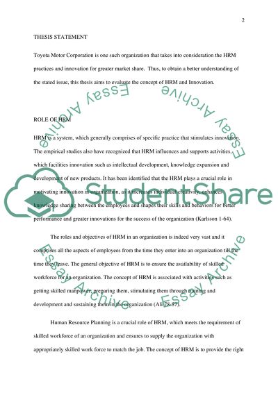 The Concept of HRM and Innovation, Using Lessons from the Worlds Most Innovative Firms