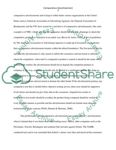 Comparative Advertisement as an Extremely Influential Tool