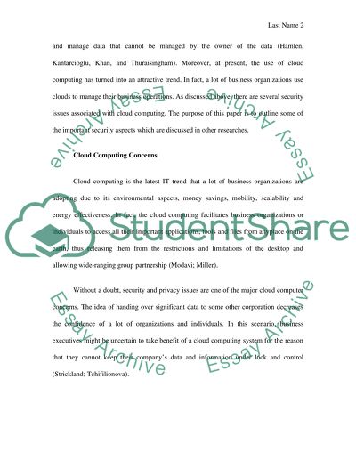 Cloud Computing Security