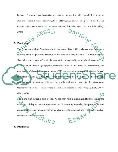 HCM427-0801A-01 Human Resource Management in Health Care-Phase 1 Individual Project