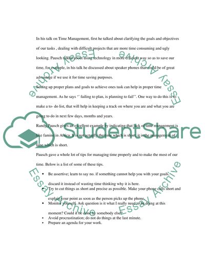 Sample Thesis Essay The Last Lecture Persuasive Essays For High School also Business Essay Sample The Last Lecture Essay Example Topics And Well Written Essays Buy Essay Papers Online