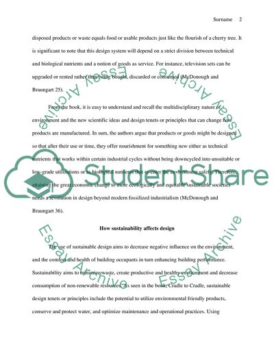 How Can Sustainability Affect Design