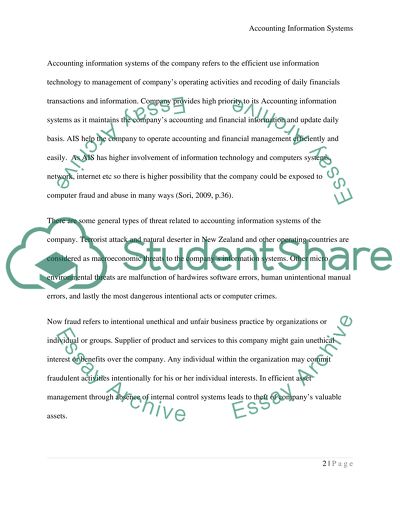 Accounting Information Systems