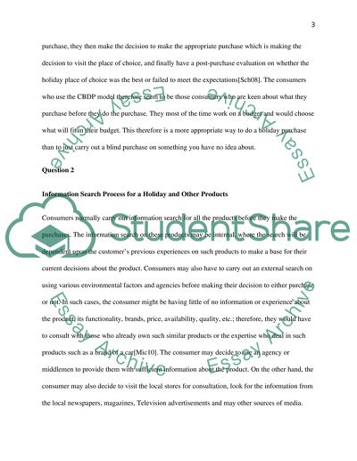 Consumer Attitudes and Behavior when Selecting a Holiday