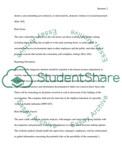 Security findemental (contract security guard service selection exercise)