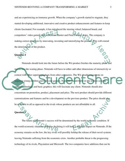 Nintendo Reviving a Company Transforming a Market