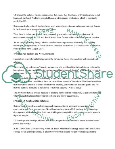 The Theories of Neorealism and Neoliberalism