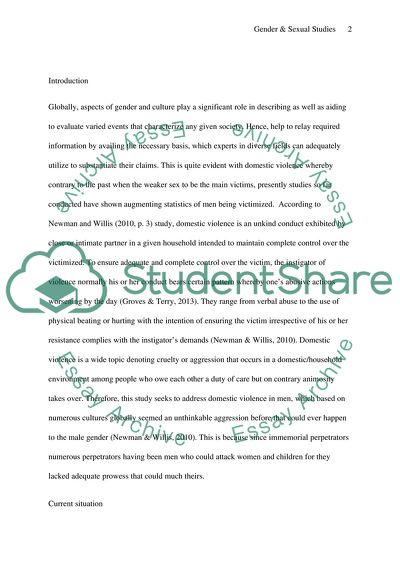 Domestic Violence in Men