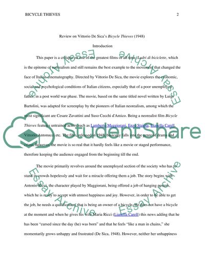 Bicycle Thieves (1948)