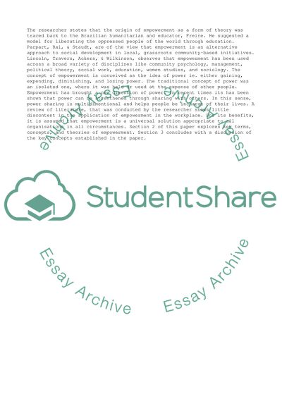 Organization Behavior and Learning