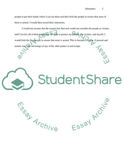 Criminal investagation questions