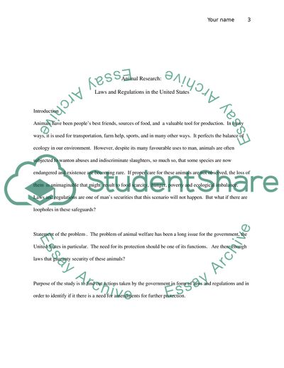 Animal Ethics: Laws and Regulations in the United States