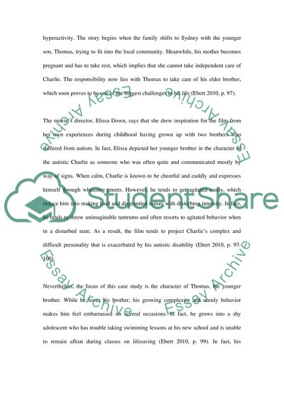 Case analysis: the Black Balloon