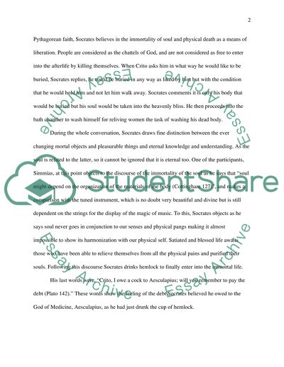 Read Phaedo-Wisdom and the Soul and Socrates about to Die in Plato: The Last Days of Socrates