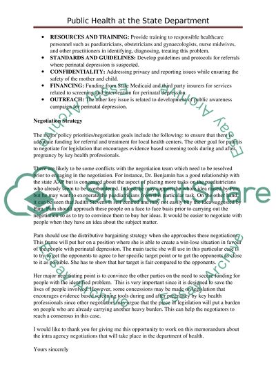 Pam Albrights Negotiating Strategy for the First Upcoming Negotiation