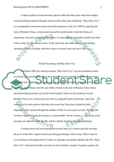 The film Boys Dont Cry