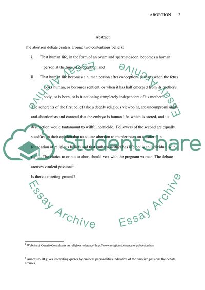 Abortion and the Rule of Law