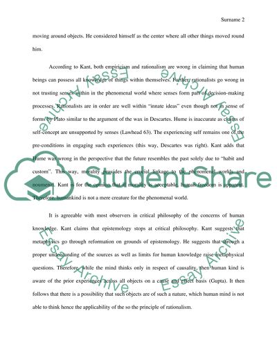 The Concept of Empiricism and Experience