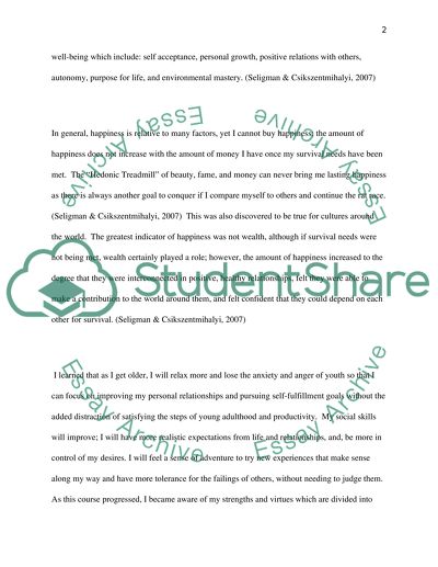 Organizational psychology admissions essay