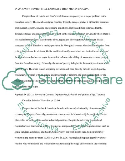 In 2014, why women still earn less than men in Canada