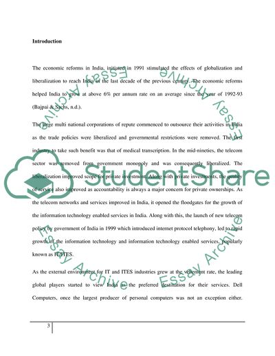 Business of Dell in India