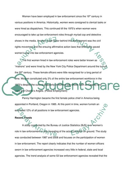 Woman in Law Enforcement