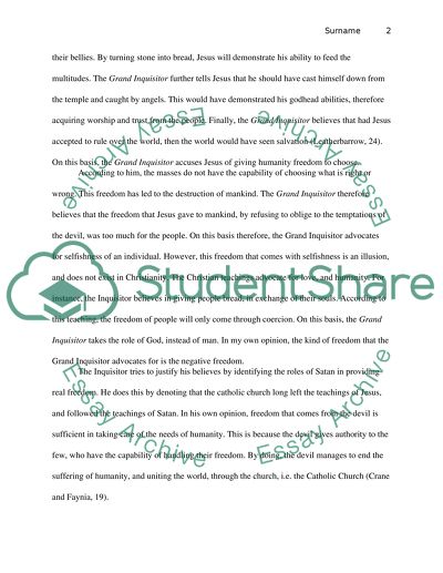 The Grand Inquisitor by Fyodor Dostoevsky