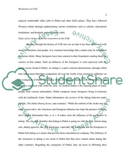 Westerners in the United Arab Emirates