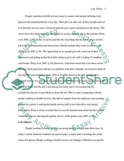 A Result of Human Motivation